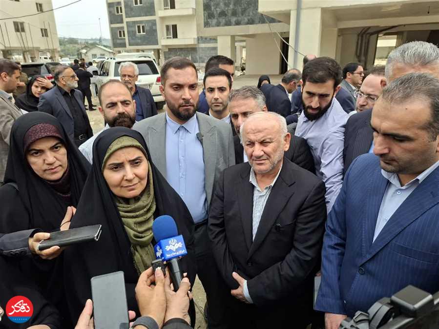 بازدید از دو طرح عمرانی در شهرستان میاندورود