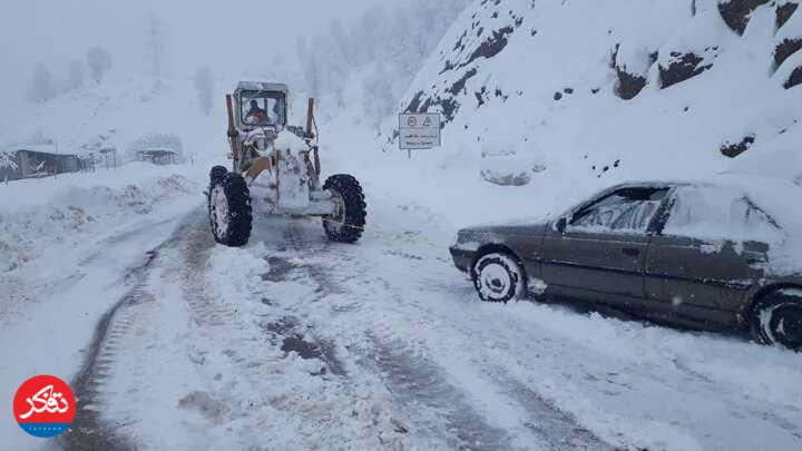 «مازندران» در کامِ برف