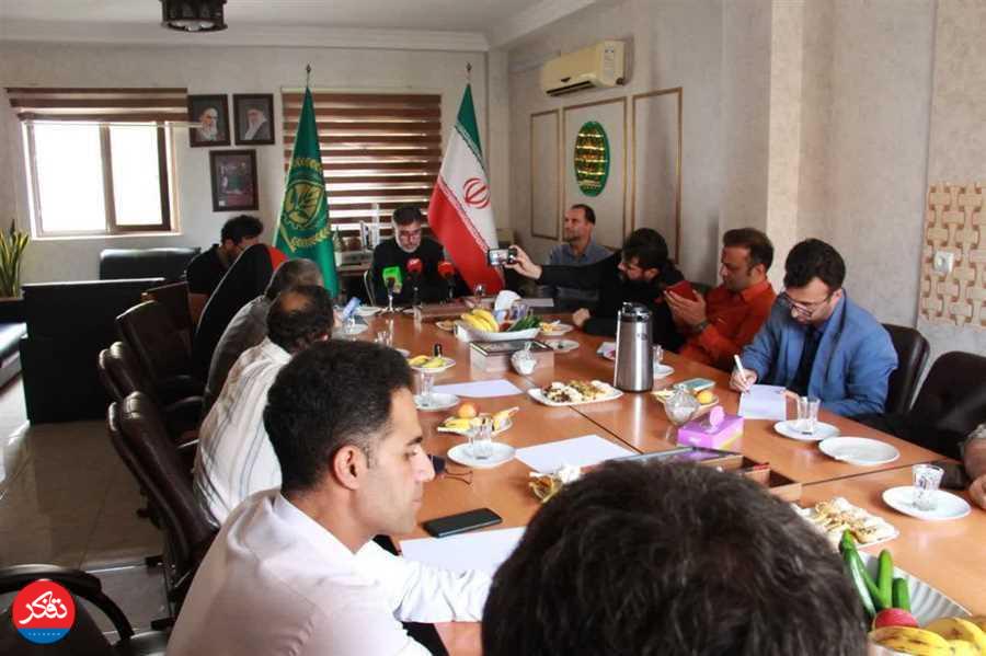 نشست خبری + تجلیل از خبرنگاران توسط رییس سازمان نظام مهندسی کشاورزی مازندران