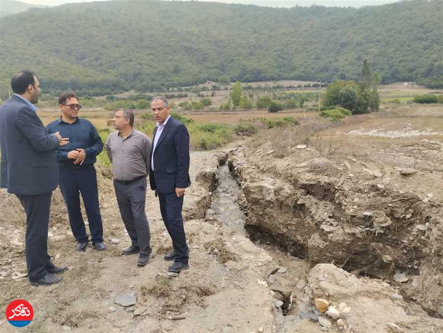 خسارت سیلاب به ۱۰۰ هکتار از مزارع و باغ‌های شهرستان