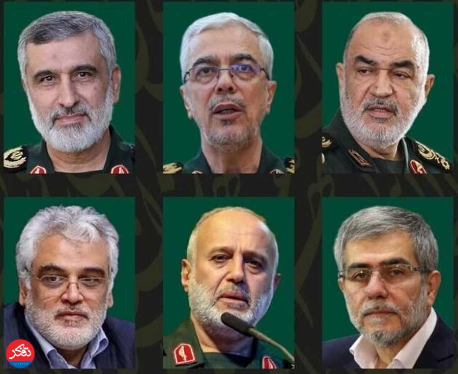 شهادت سرداران ارشد نظامی؛ پیام رهبر معظم انقلاب