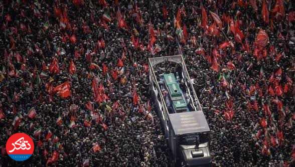 تهرانِ غمگین در روز وداع