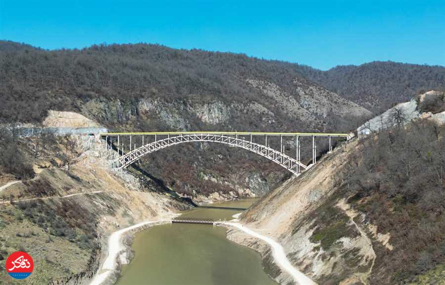 افتتاح پل بزرگِ زیرقوسی سد گلورد 