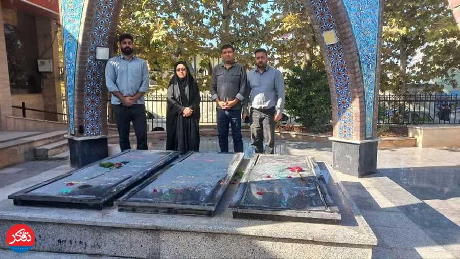 تجدید میثاق رییس و کارکنان اداره فرهنگ و ارشاد اسلامی با آرمان‌های شهدا