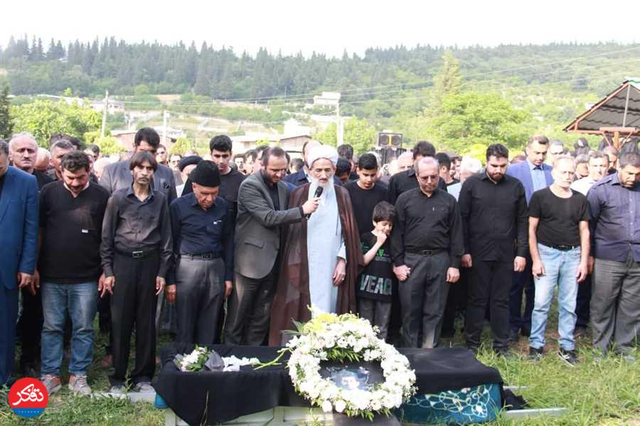 مراسم تشییع پیکر «علی‌اکبر قاسم‌پور» عکاس خبری