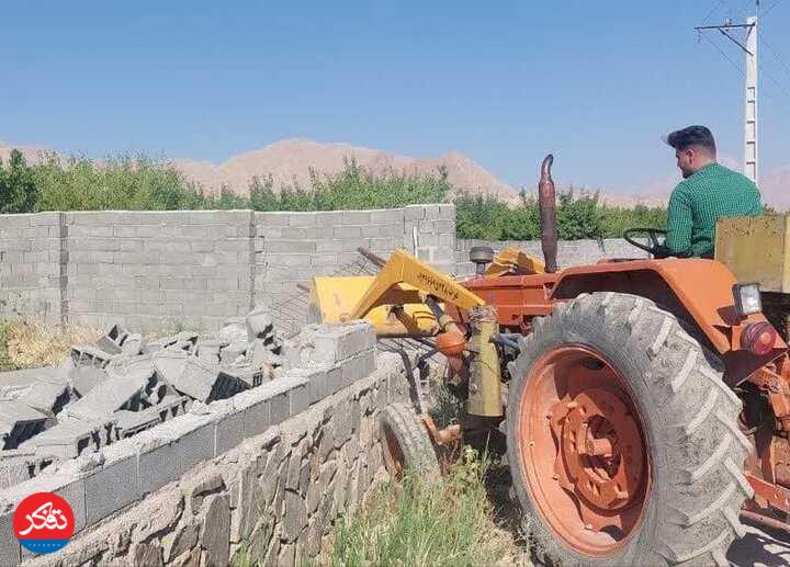 رفع تصرف از ۸ هزار مترمربع از زمینهای کشاورزی