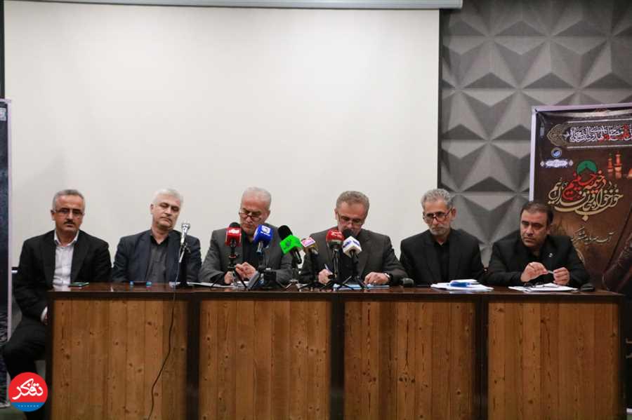 نشست خبری مدیرعامل و معاونان آبفای مازندران (عکس)